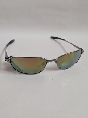 NWT Sniper style sports wire metal vintage sunglass w/iridium mirror smoke lens
